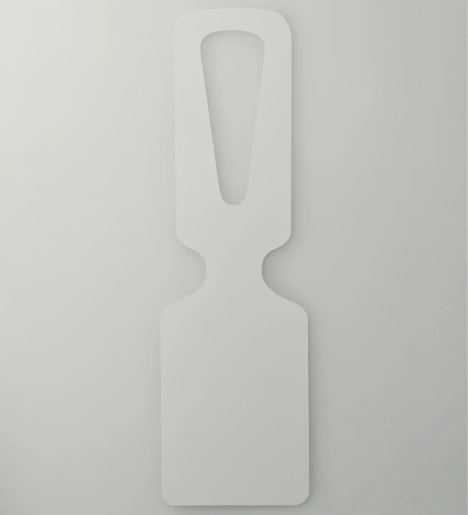 Schlaufenetiketten Weiß 285 x 80mm | Metzgerei/Bäckerei Schlaufenanhänger Beschriftung - Kriegerdruck
