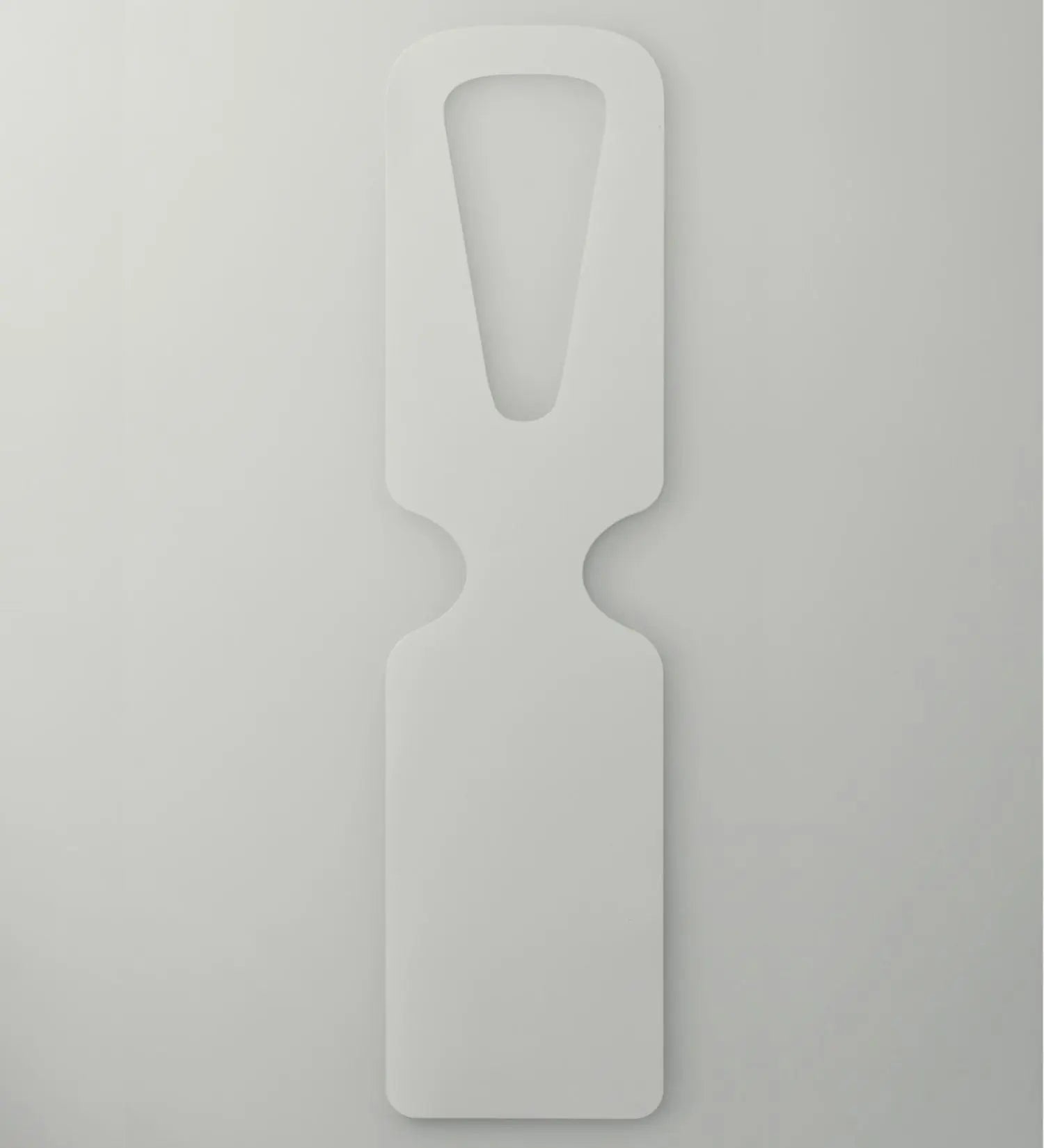 Schlaufenetiketten Weiß 285 x 70mm | Metzgerei/Bäckerei Schlaufenanhänger Beschriftung - Kriegerdruck